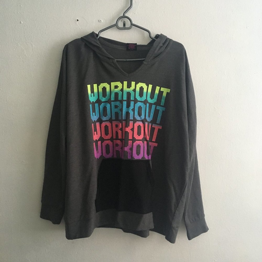 Material Girl Grey Hoodie